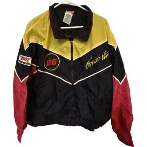 Ernie Irvin (28) NASCAR Racing Windbreaker Jacket Large VTG 1990’s Winston Cup